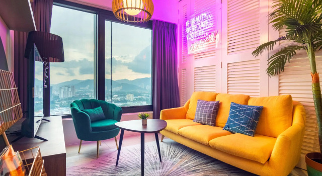 Condo 2BR Central Georgetown by ALV Suites, 28-6, Rezerwuj Hotel Hotele 4-gwiazdkowe w Penang, 4*