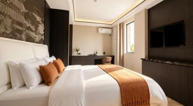 Люкс Business GreenTree Inn LangFang WenAn ZuoGeZhuang Government HuangDaoKou Express Hotel