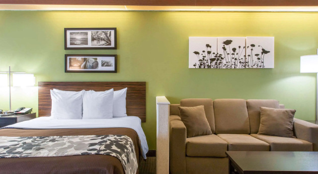 Четырёхместный люкс Sleep Inn & Suites Oregon - Toledo