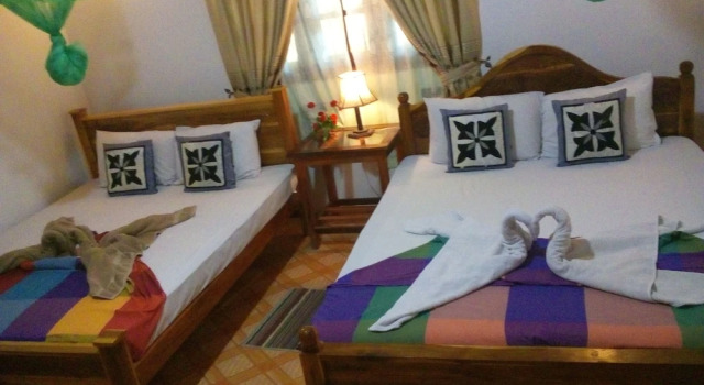 Четырёхместный семейный номер Standard с видом на сад Sigiriya Nature Villa Lodge