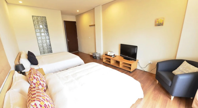 Четырёхместный номер Standard с красивым видом из окна Bay of Chen-Hai Penghu Homestay