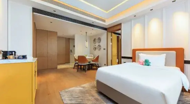 Семейный люкс Deluxe с видом на город C&D Hotel Donghai Quanzhou