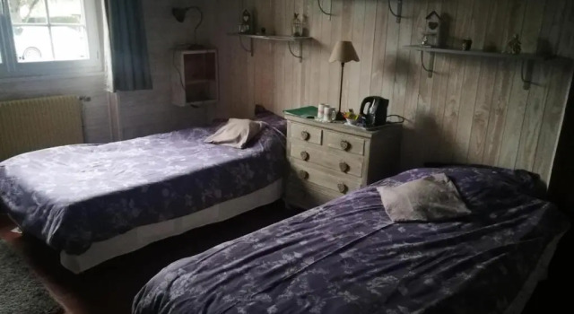 Bahçe manzaralı Standart çift kişilik oda La Grange 41