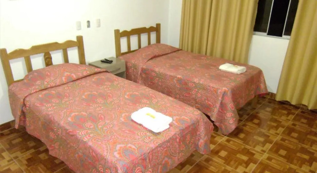Bett im Wohnheim Icthus Paracas