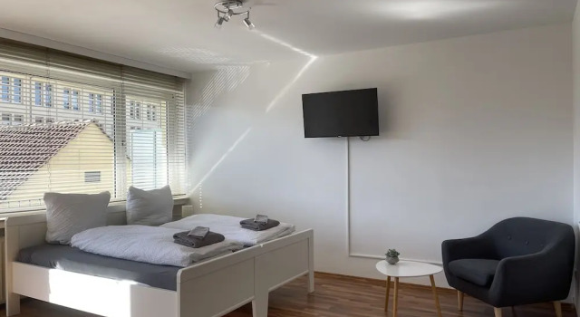 Двухместная студия Comfort с балконом Moderne Studios im Herzen von Osnabrueck