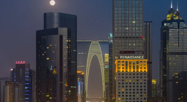 Двухместный клубный номер Standard с видом на город Renaissance Suzhou Hotel