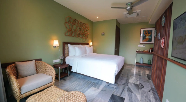 Номер Luxury с видом на бассейн CHiEM HoiAn - The Beachside Boutique Hotel & Villa