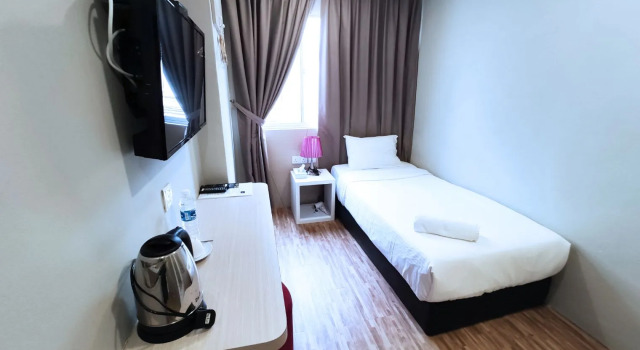 Single room Princess Hotel Pontian