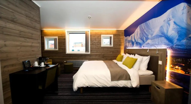 Двухместный номер Deluxe Svalbard Hotell | Polfareren