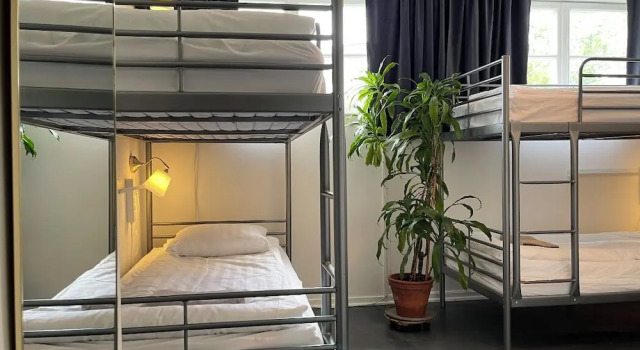 Кровать в общем номере с видом на город Crafoord Place Hostel