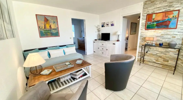 SUPERBE ! T3 Cosy - Vue mer 180, Rezerwuj Apartament Ploemeur 