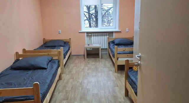 Кровать в общем номере Гостиница "Тёплый Стан"