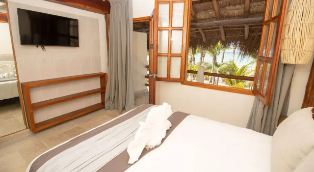 Camera doppia Deluxe con balcone e con vista mare Amaite Beach Hotel