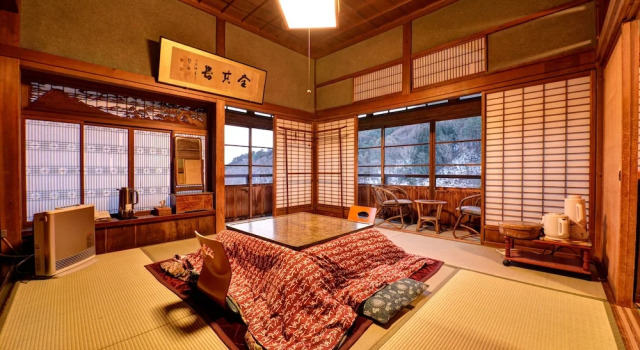 Номер Deluxe с видом на горы Masuya Ryokan