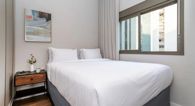 Апартаменты Apartamentos mobiliados com excelente vista e localização - Higienópolis