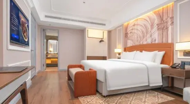 Люкс с красивым видом из окна Vienna International Hotel （Chengdu Tianfu International Airport Branch）