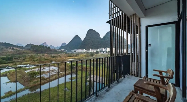 Двухместный номер Standard с красивым видом из окна Yangshuo Sudder Street Guesthouse