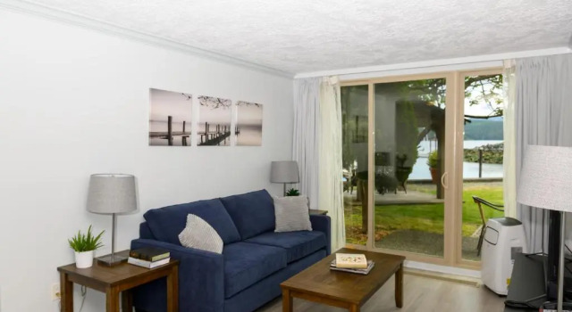 Двухместный люкс oceanfront Oceanfront Suites at Cowichan Bay