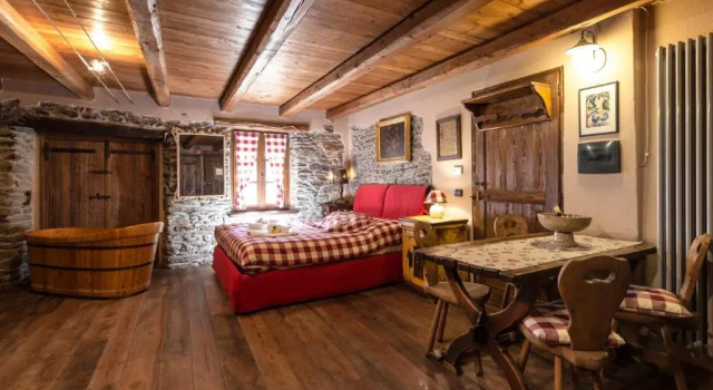 Четырёхместный номер Deluxe Brieis Relais Alpino