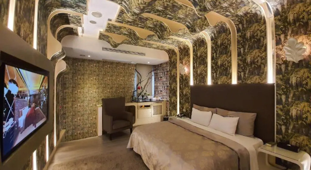 O podwyższonym standardzie dwuosobowy pokój Jin Sha Motel