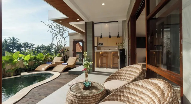 Вилла Deluxe Green Kulu a Romantic Private Villa with Pool