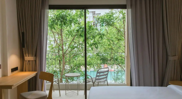 Двухместный номер Deluxe с балконом PAAK Hotel Suvarnabhumi