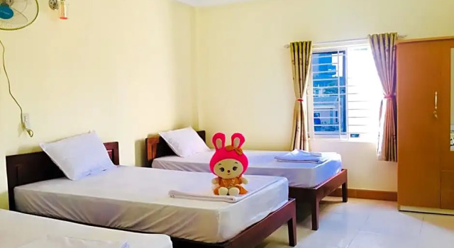 Кровать в общем номере Rabbit Motel