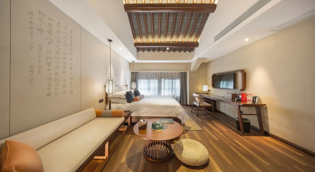 Четырёхместный номер Standard SSAW Boutique Hotel Nanjing Qifeng Confucius House