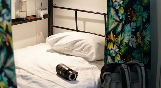 Кровать в общем номере (мужской номер) Nativus Art Hostel