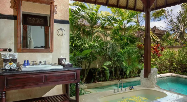 Pool Villa c 1 комнатой с видом на сад Отель Dwaraka The Royal Villas