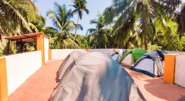 Тент The Lost Hostel Goa Palolem Beach