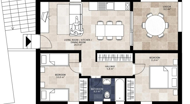 Apartments Kala mendula, Забронировать Апартаменты/квартира Отели Сутиван с парковкой, Парковка