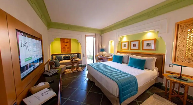 Двухместный номер Deluxe с балконом и с видом на бассейн Jaal Riad Resort Adults Only