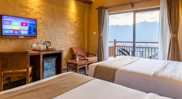 Номер Deluxe с красивым видом из окна Bar Peepal Resort