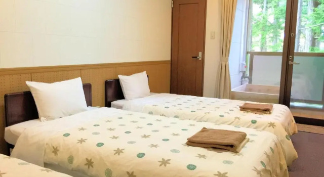 Трёхместный номер With Open-Air Bath Hotel Casual Euro