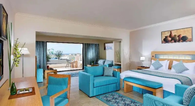 Двухместный номер Deluxe с видом на море Movenpick Waterpark Resort & Spa Soma Bay