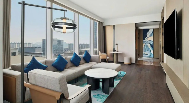 Двухместный люкс Deluxe Courtyard by Marriott Nantong