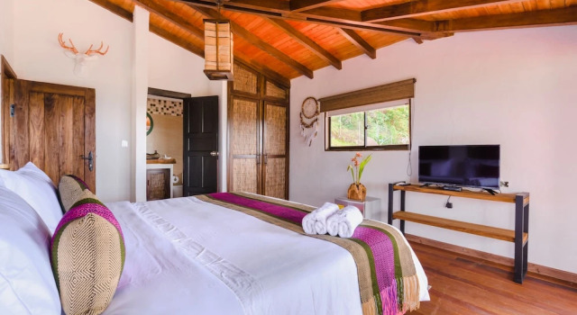 Двухместный номер Superior Colonial with Hammock с балконом Hotel Kawa Mountain Retreat