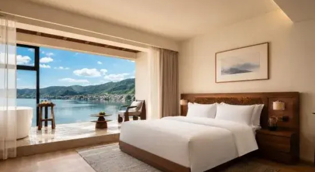 Люкс Дуплекс с видом на море Weiluo · VALO | Designer Scenic Apartment (Erhai Lake Shuanglang)