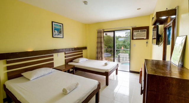 Standardowy dwuosobowy pokój z widokiem na basen Greenfields Tourist Inn