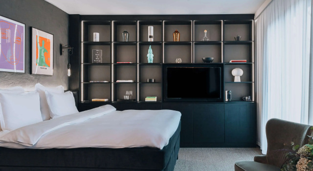 Двухместный номер Deluxe с балконом STORY HOTEL STOCKHOLM STUREPLAN, in JdV by Hyatt