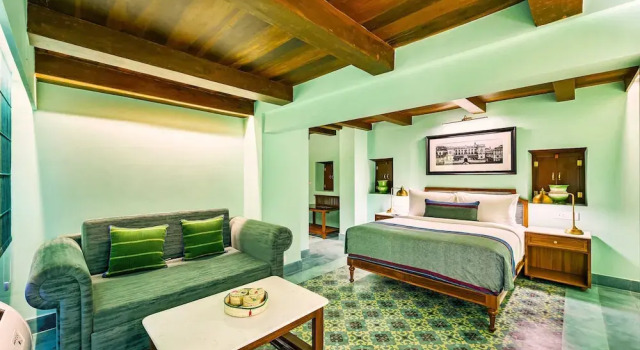 Номер Luxury с видом на внутренний двор THE Lotus Palace Chettinad