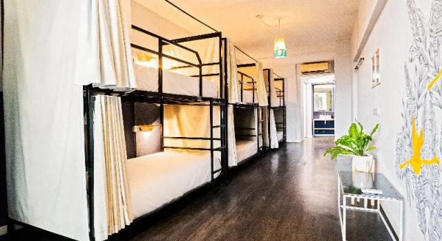 Кровать в общем номере Esplendor Palermo Soho