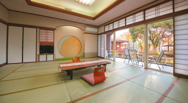 Семейный номер Standard с видом на сад Yumenokuni Hoshinokuni Milky Spa Sun village