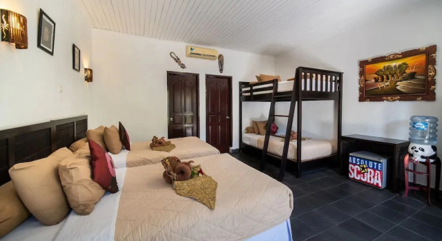 Семейный номер Standard с частичным видом Absolute Scuba Bali Dive Resort