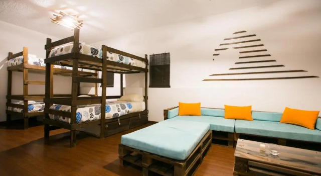 Кровать в общем номере Douro Surf Hostel