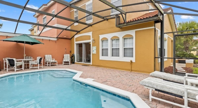 Номер Standard 4bd Villa Near Epic Universe And Disney With Private Pool 4 Bedroom Townhouse