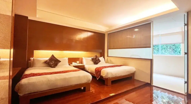 Camera quadrupla Deluxe Hotel Tilun Dongpu Spa
