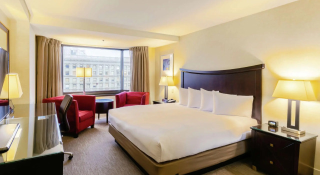 Двухместный номер Deluxe view Hilton Parc 55 San Francisco Union Square