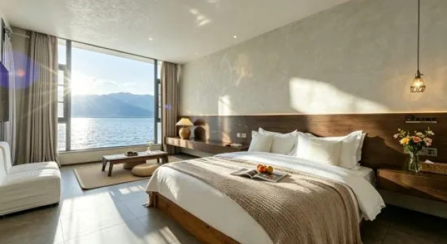 Семейный люкс с видом на море Peninsula Hotel - Anning
